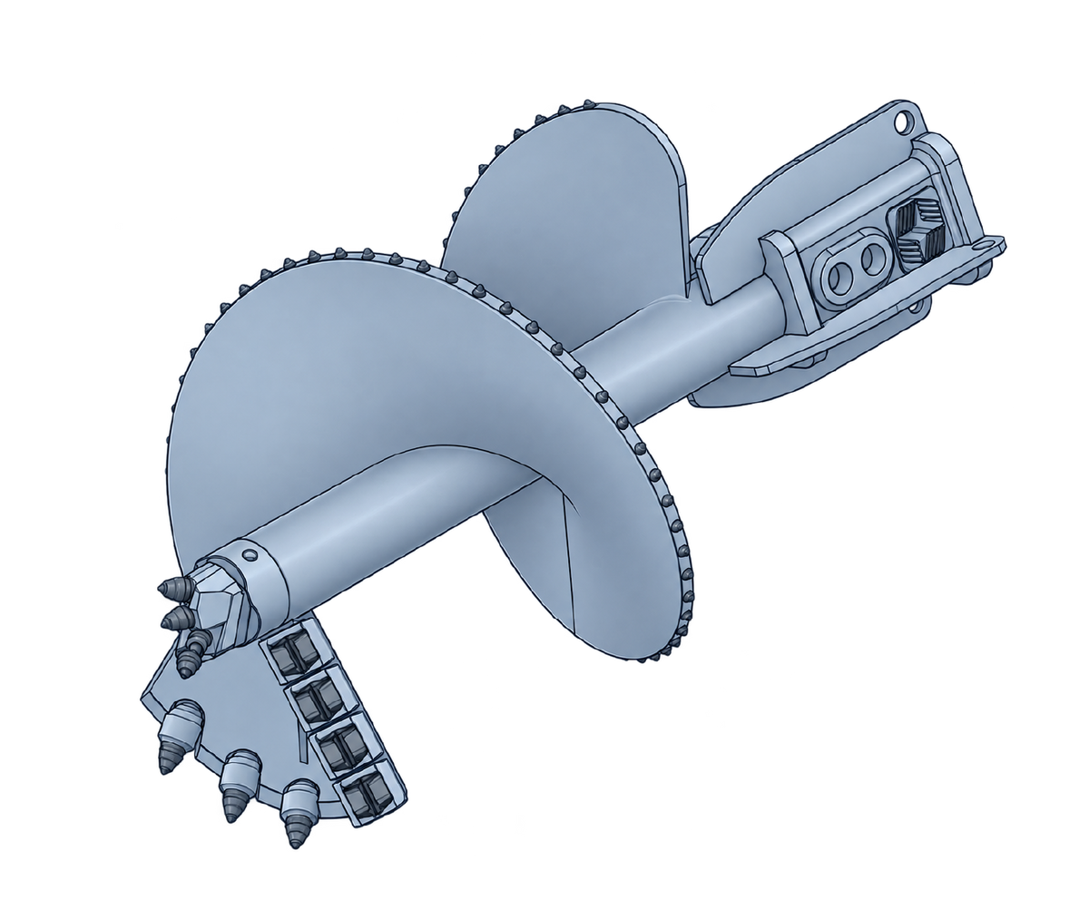 Single Cut Soil Auger