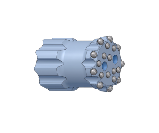 Code 22 - Ø DIA 102mm - Flat Face Retrac Skirt Button Bit