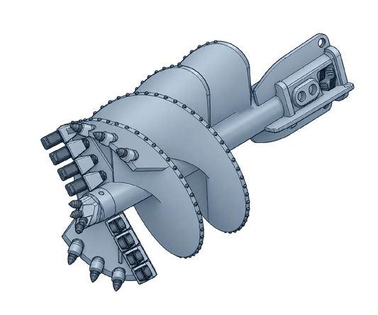 Double Cut Soil Auger
